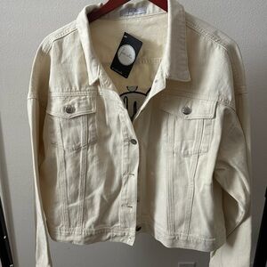 Forever 21 Off-White Denim Jacket